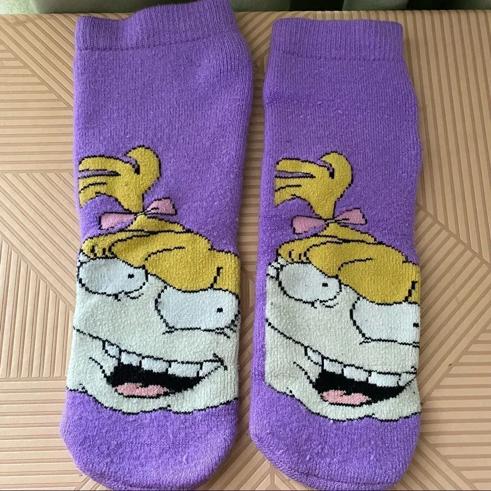 Vintage Rugrats Socks Angelica Pickles 1999 Viacom International Inc Nickelodeon